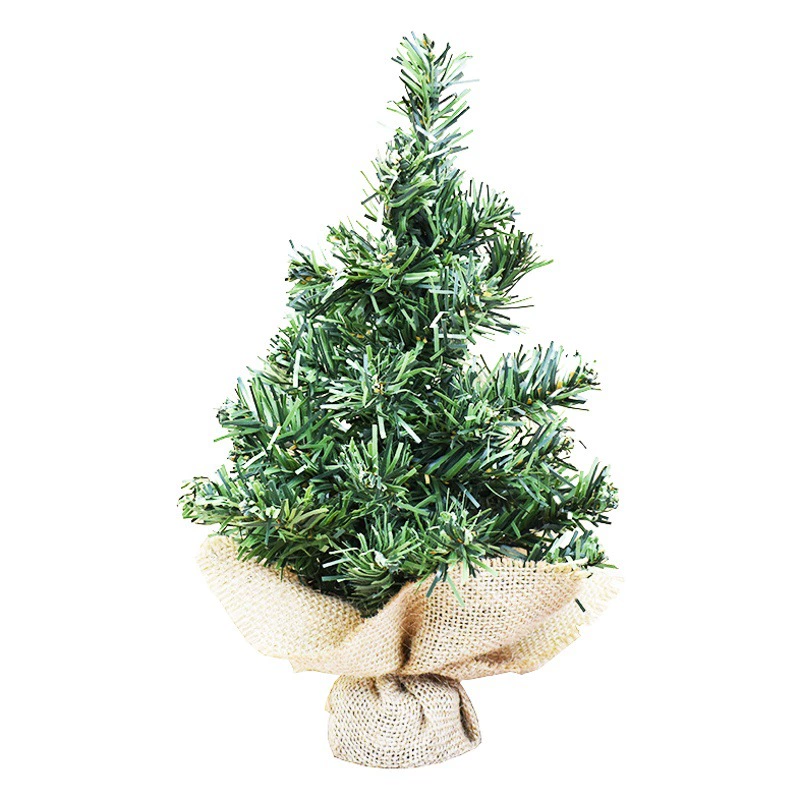 Рождественская елка 20 см зеленая елка 30 см мини-елка льняная Нижняя елка рождественский праздник торговый центр окна настольные украшения