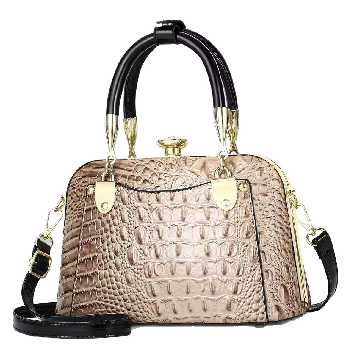 Bolsos de mujer verano nuevo estilo bolso de madre bolso de hombro de mediana edad bolso de mensajero de nicho de regalo de todo fósforo