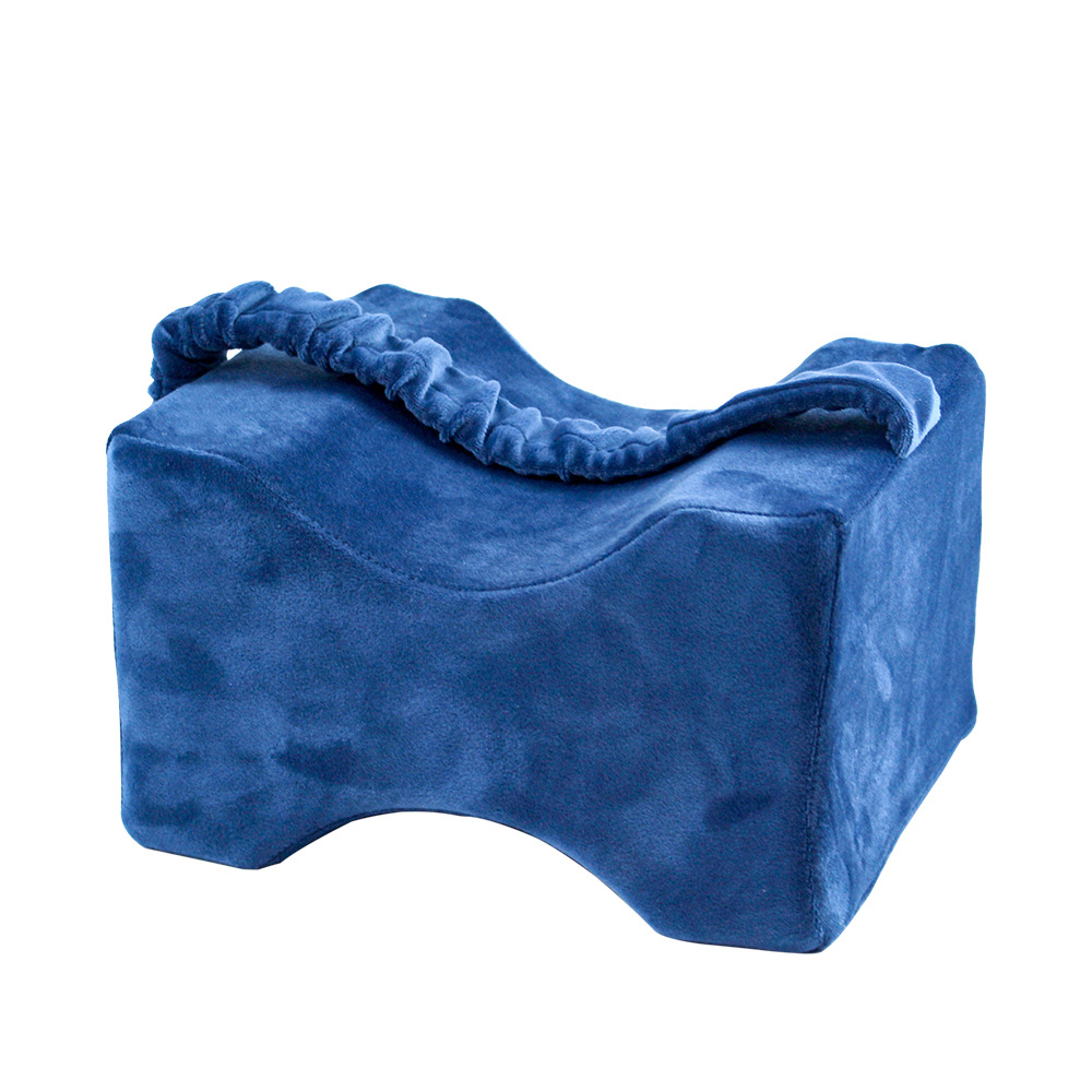 Almohada para piernas de Amazon con espuma viscoelástica de rebote lento, almohada para piernas y pies para mujeres embarazadas, almohada para rodillas, espuma viscoelástica para aliviar la presión y relajarse.