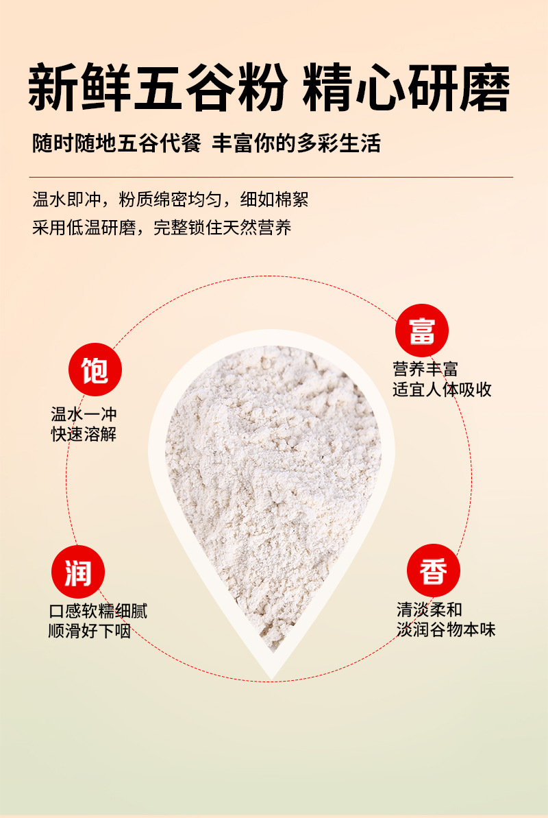 Coix Seed Powder Yi Yi Ren 500g Roasted Whole Grain Powder for Drinks and Cooking quality and texture