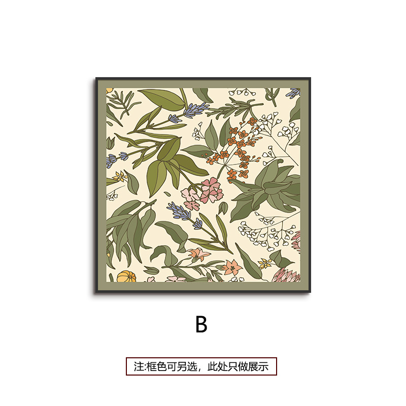 Estilo antiguo sala de estar sofá fondo pared pintura decorativa nicho retro francés pintura de muestra pasillo dormitorio pintura colgante