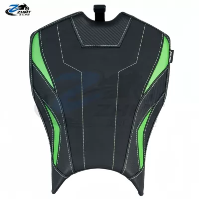 Motorcycle cushion — lowered seat height, 25-26 new model - front-seat-cushion-green-original-seat-height