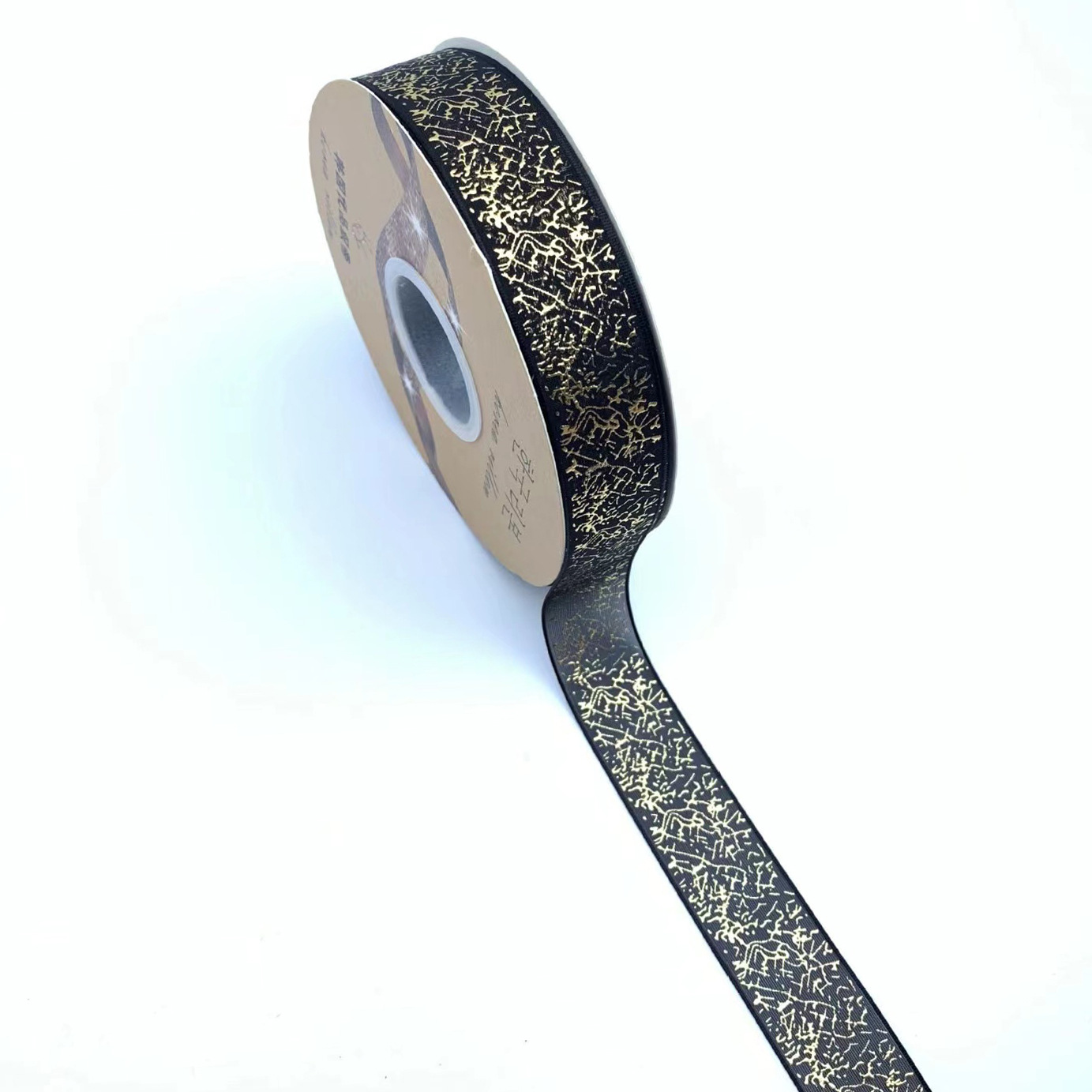 2,5 CM bandeja de barra de cinta de dorado transparente hecho a mano accesorios de bricolaje cinta de color oscuro caja de regalo de flores lote de embalaje