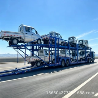 销售轻型车辆运输半挂车 双层抽拉升降半挂车 轿运车 小汽车运输