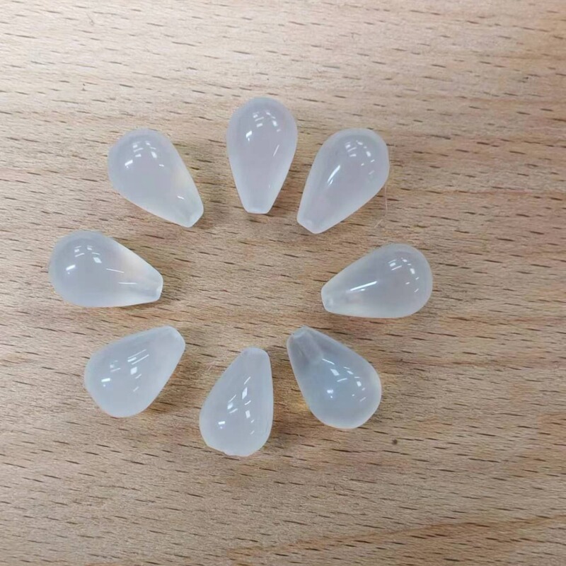 8*12mm Natural Agate Water Drop Hairpin Hair Accessories diy Jewelry Jade Earrings Earrings Factory Price Direct Sales
