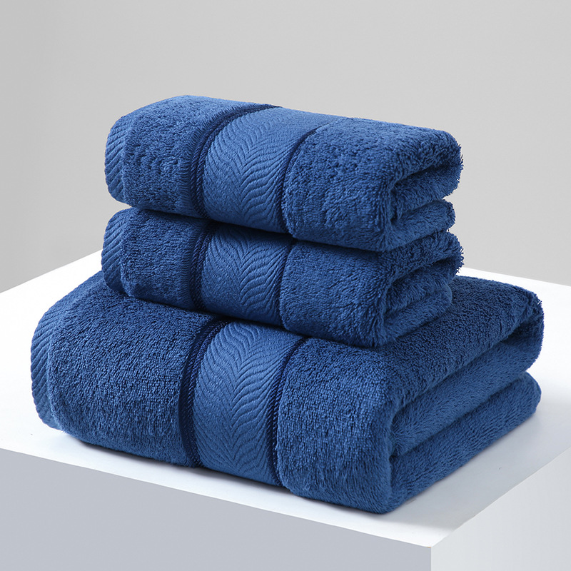 Toallas de baño de algodón puro tipo A toalla de baño grande al por mayor toalla de algodón de dos piezas engrosada suave absorbente hotel bordado para el hogar