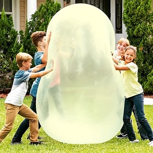 Creative new bubble ball super large inflatable ball TPR silicone decompression toy bubble ball can be filled with water blowing