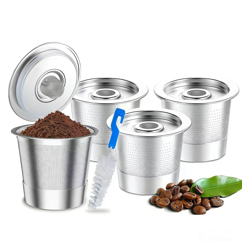 K-cup recycling coffee capsule coffee machine stainless steel single hole with filter K cup coffee capsule cup K-cup recycling coffee capsule coffee machine stainless steel single hole with filter K cup coffee capsule cup