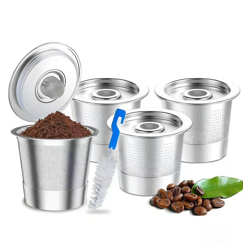 Coffee capsule, coffee machine stainless steel