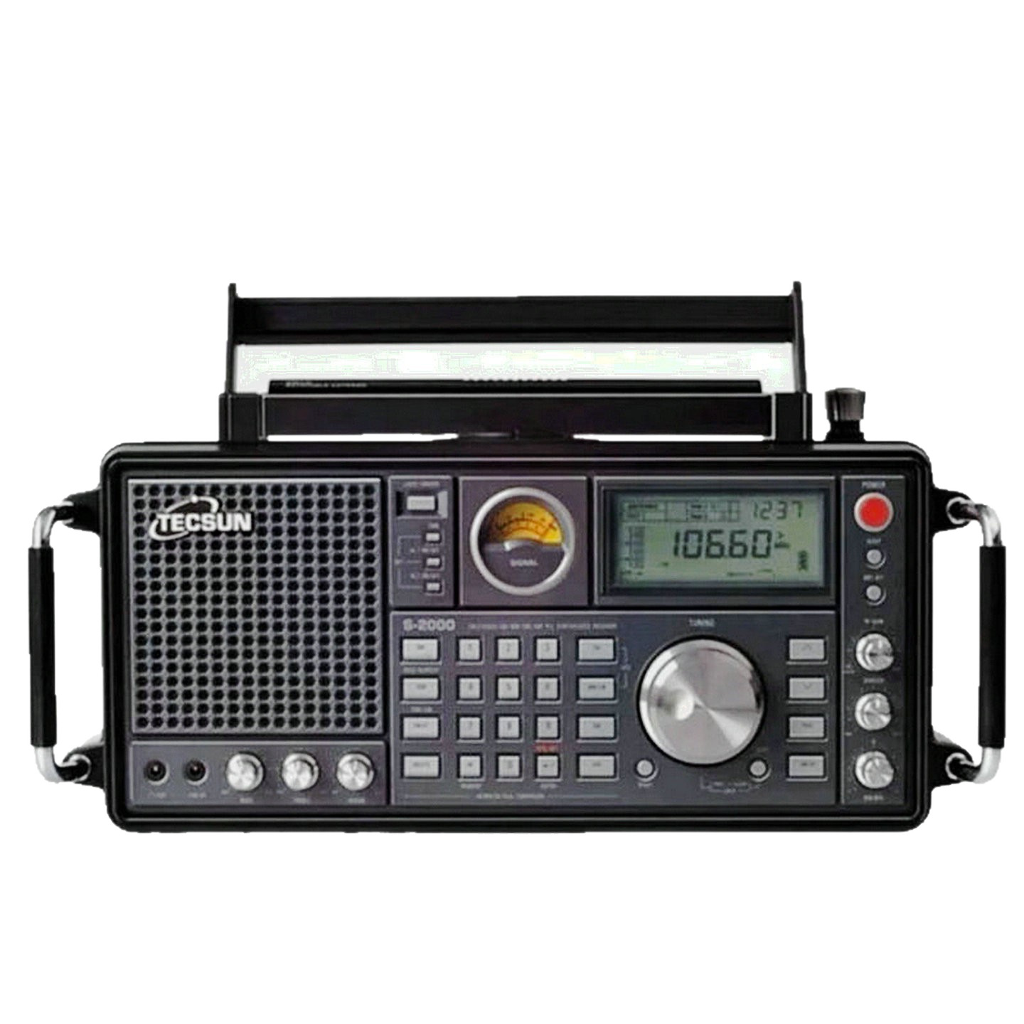 Radio Receptora de Banda Completa S-2000 S-2200 con Altavoces Incorporados y Sonido Estéreo