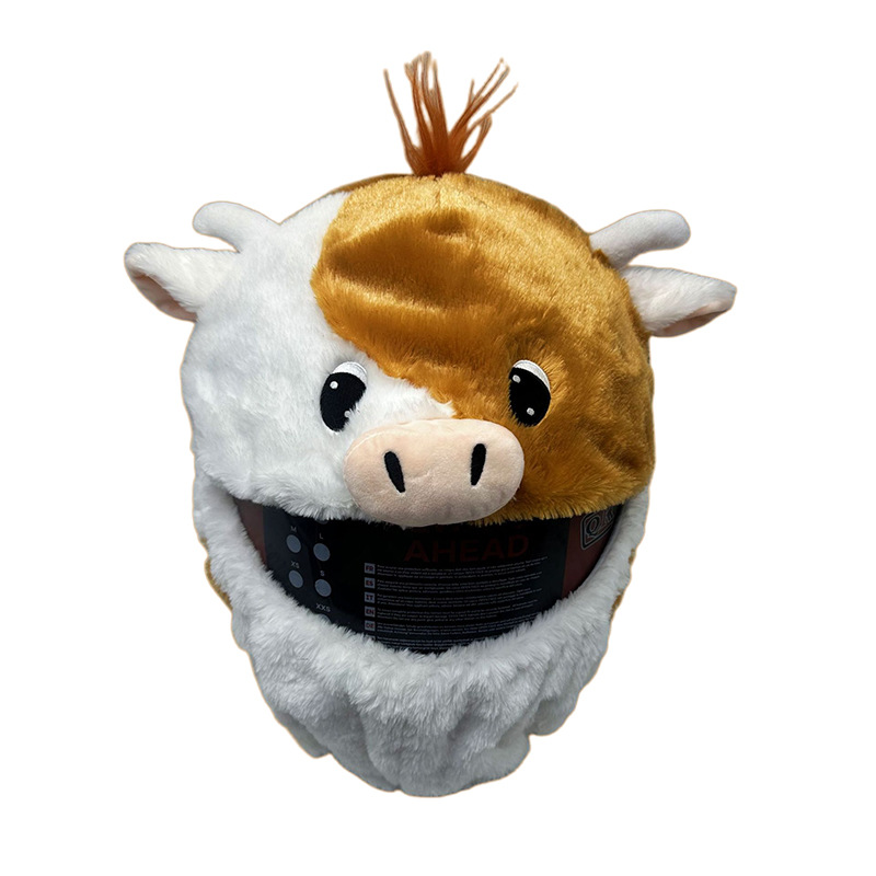 Motuoche – Auto Parts and Accessories Full Helmet Plush - little-cow