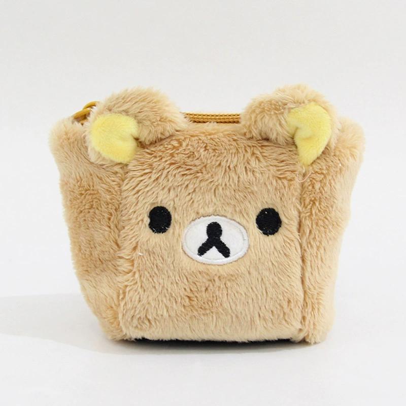 Мягкий пенал Rilakkuma, кавайный косметичка и кошелёк, набивка ПП-вата