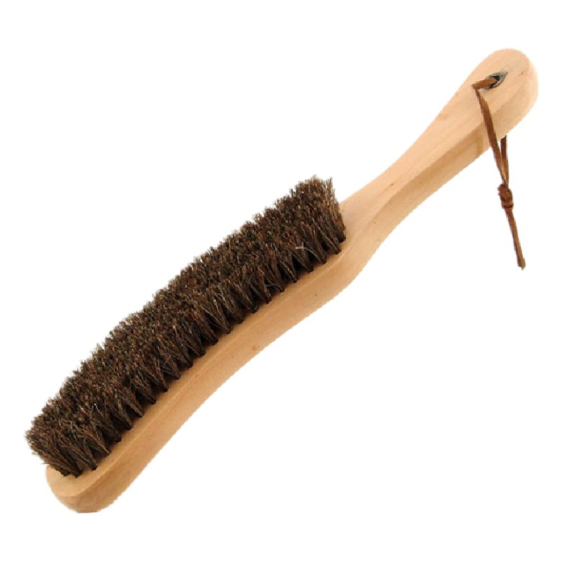 En stock suministro cepillo de polvo de cerdas de caballo ropa eliminación de polvo mango de madera maciza cepillo varios suministros domésticos eliminación de polvo cepillo de cerdas de caballo
