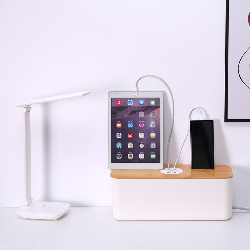 Medium Round Hole Wire Storage Box Charger Power Cord Hidden Mobile Phone Computer Tablet Socket Drag Line Board Cable Manager Medium Round Hole Wire Storage Box Charger Power Cord Hidden Mobile Phone Computer Tablet Socket Drag Line Board Cable Manager