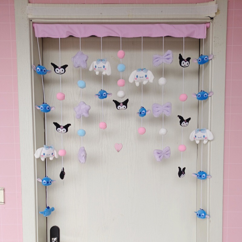 Blast Handsome Shi Dizai Door Curtain Air Hanging Decoration Bedroom Door Decoration Punch-free Unisex Door Curtain