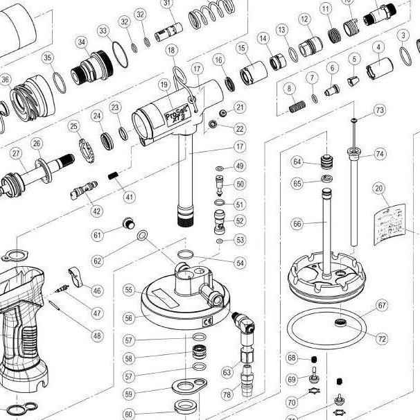 POP拉钉枪 铆钉枪 拉铆枪配件 O Ring 07003 07003-00509