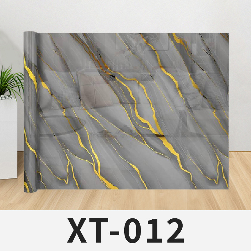 Papel pintado de mármol autoadhesivo a prueba de humedad fondo pegatinas de pared decoración de pared cerámica imitada pegatinas de pared estampadas PET