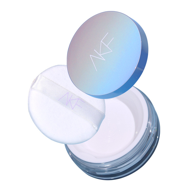 AKF loose powder makeup setting powder waterproof sweat proof makeup control oil not easy to take off makeup honey powder authentic female official flagship store