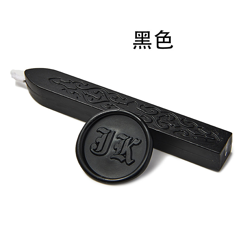 Tira de cera de sello de laca de fuego 42 cinta de plomo tira de cera de sellado sobre sello de regalo con núcleo patrón de flecha de laca de fuego cera de laca de fuego