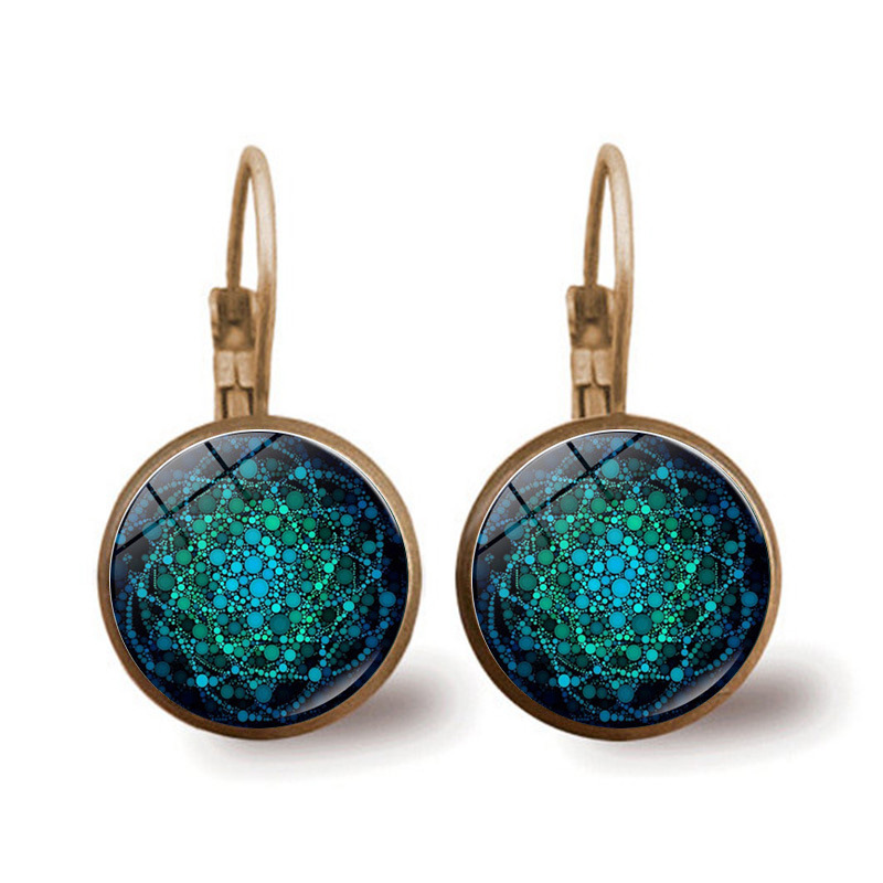 Yoga Mandala Flower Earrings 7