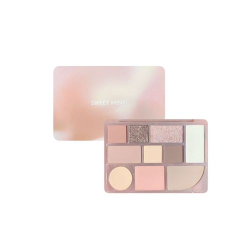 SWEET MINT10 Color Makeup Comprehensive Palette Highlight Silkworm Contouring Blush Eyeshadow Brightening Multifunctional Makeup Palette