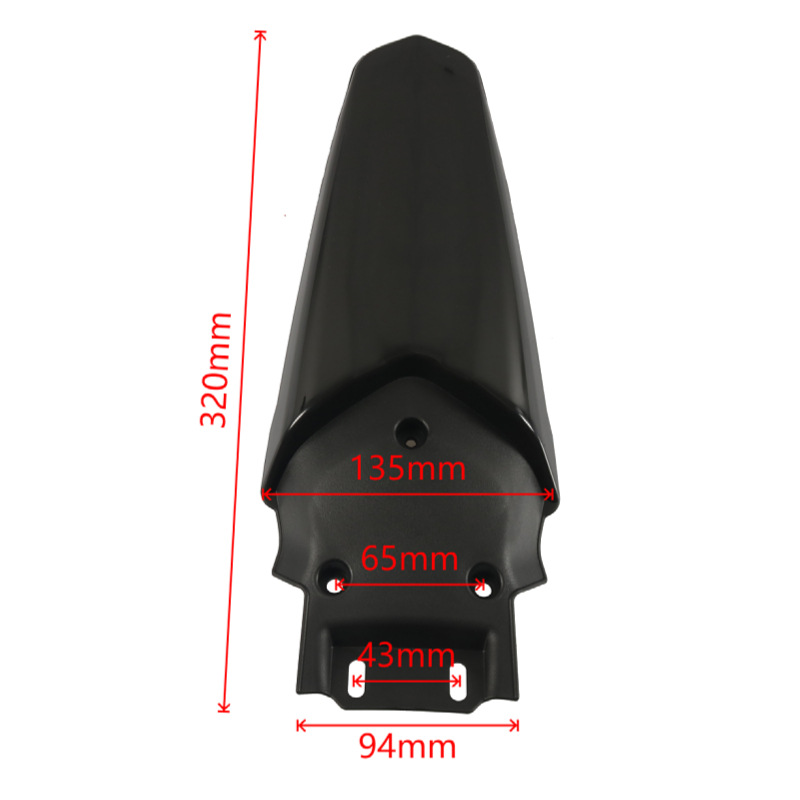 Motorcycle TANLI Mudguard Modified MX3/MX4 Rear Cover Tail Panel Mudguard