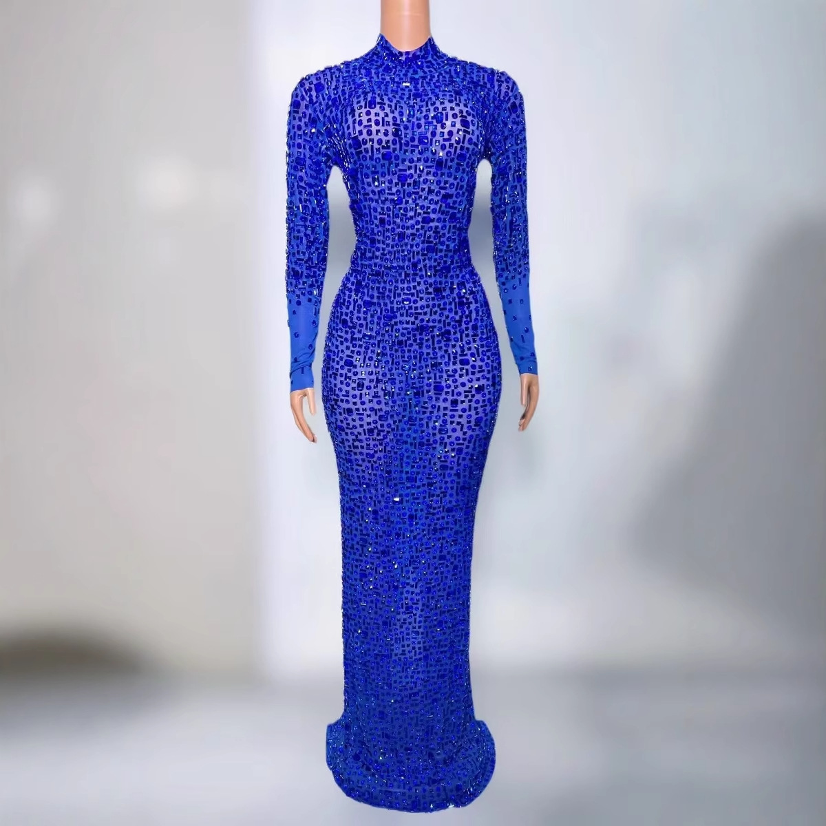 High-End Luxury Gold Diamond Slim Fit Versatile Dress Birthday Classy Dress Cocktail Party Evening Dress