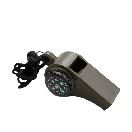 Outdoor life-saving multi-functional whistle referee coach whistle compass thermometer three-in-one whistle outdoor emergency whistle
