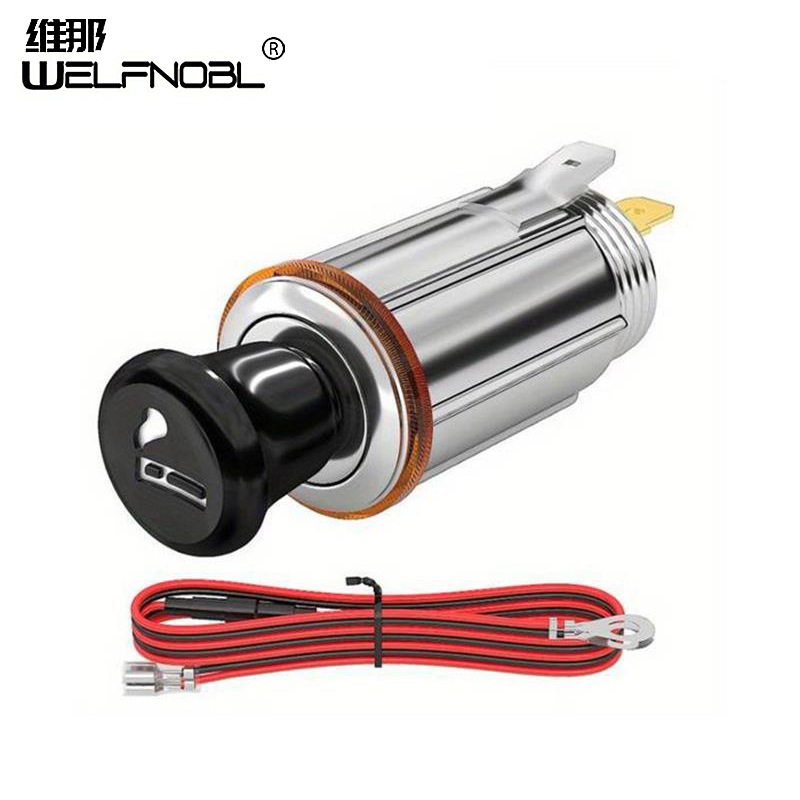 Source supply cigarette lighter socket mother Seat car charger mother seat yacht bus car ship General