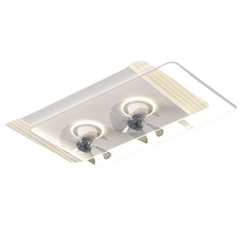 [Selección estricta] minimalista, inteligente y cálida atmósfera lámpara de ventilador de toda la casa paquete de lámparas combinadas lámparas de ventilador de atmósfera