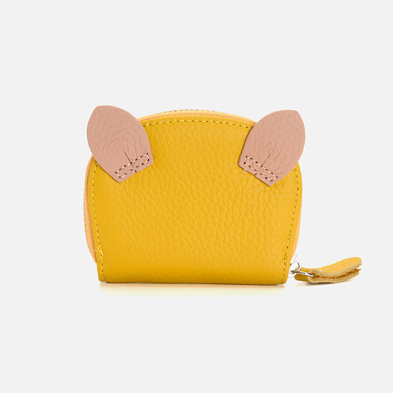 Nuevas tarjetas de tarjetas para mujeres y niñas, bolsas de tarjetas de órgano litchi, mini bolsas de tarjetas de almacenamiento lindas, bolsas de cambio de gran capacidad.