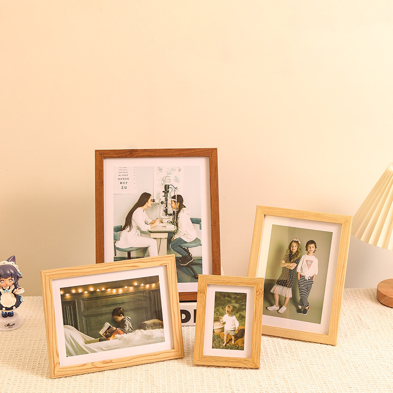 Casual Wooden Photo Frame Photo Wall Table 6inch A4 Photo Studio Living Room Bedside Table Ornaments Wooden Puzzle Frame Casual Wooden Photo Frame Photo Wall Table 6inch A4 Photo Studio Living Room Bedside Table Ornaments Wooden Puzzle Frame