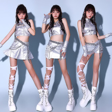 爵士舞演出服2024新款套装性感甜酷舞蹈服韩舞服装kpop女团打歌服