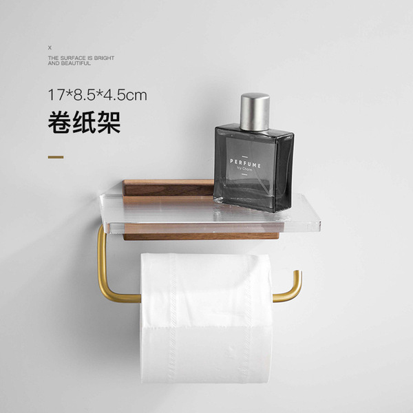 Bathroom tissue shelf toilet rolling paper wall -mounted toilet…