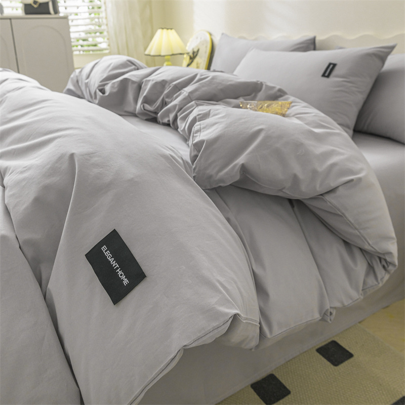 Algodón lavable simple inswind set de cuatro piezas de algodón 100% sábanas de algodón puro cama