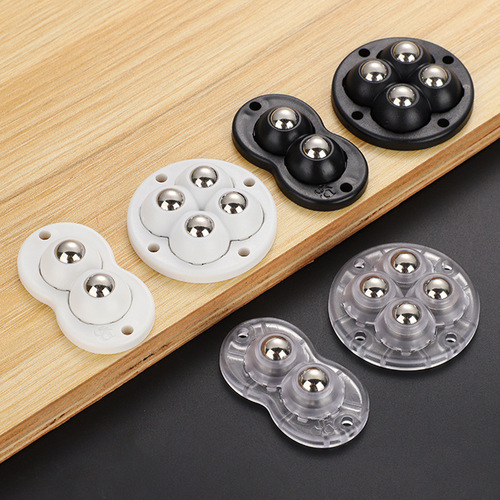 Swivel wheel castor roller slider moving base roller load-bearing furniture home adhesive no-drilling ball type
