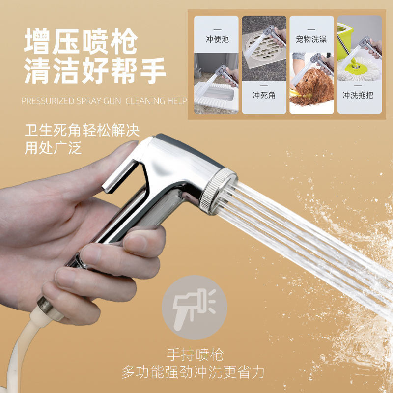 卫生间家用厕所马桶蹲便器冲水箱配件套装大冲力加厚免打孔挂墙式|undefined