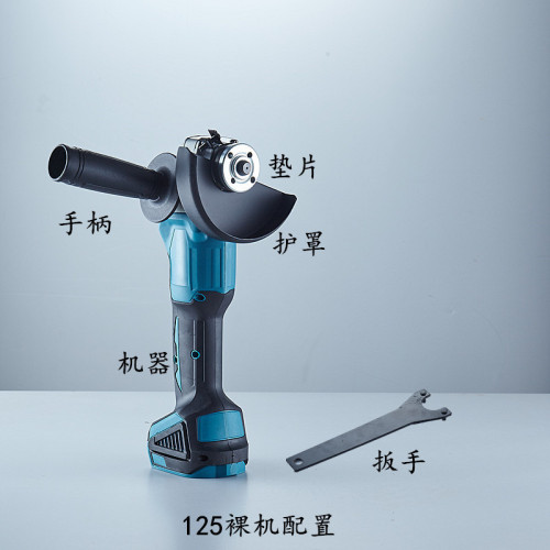 Cordless Angle Grinder Electric Angle Grinder Lithium-Ion Polisher Multi-Function Hand Grinder Electric Cutting Machine Home Use