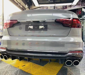 09-24 Audi A4 üçün S4 dörd çıxışlı arxa dodaq, RS4 arxa dodaq