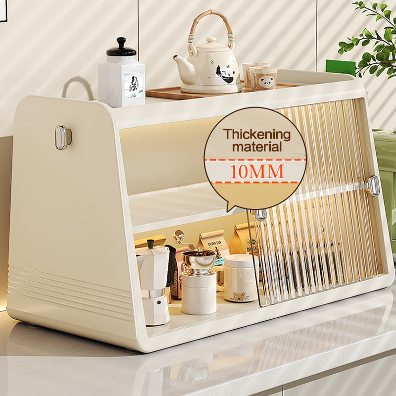 Taza de agua Taza de almacenamiento de estante de café Taza de té Estante de almacenamiento de alto nivel de sensación de lujo ligero almacenamiento de artefactos de taza