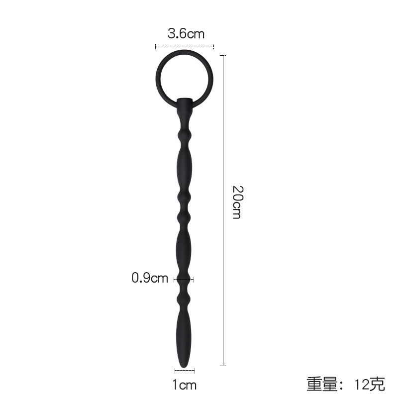 Hollow Silicone Urethral Dilator Stick, Male Sound Bead, Multi-Size Adult Toy — detail image 5