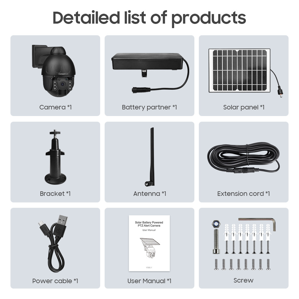 4G Cámara Solar HD 3MP a todo color de visión nocturna cámara de vigilancia inalámbrica WiFi máquina de bolas solar
