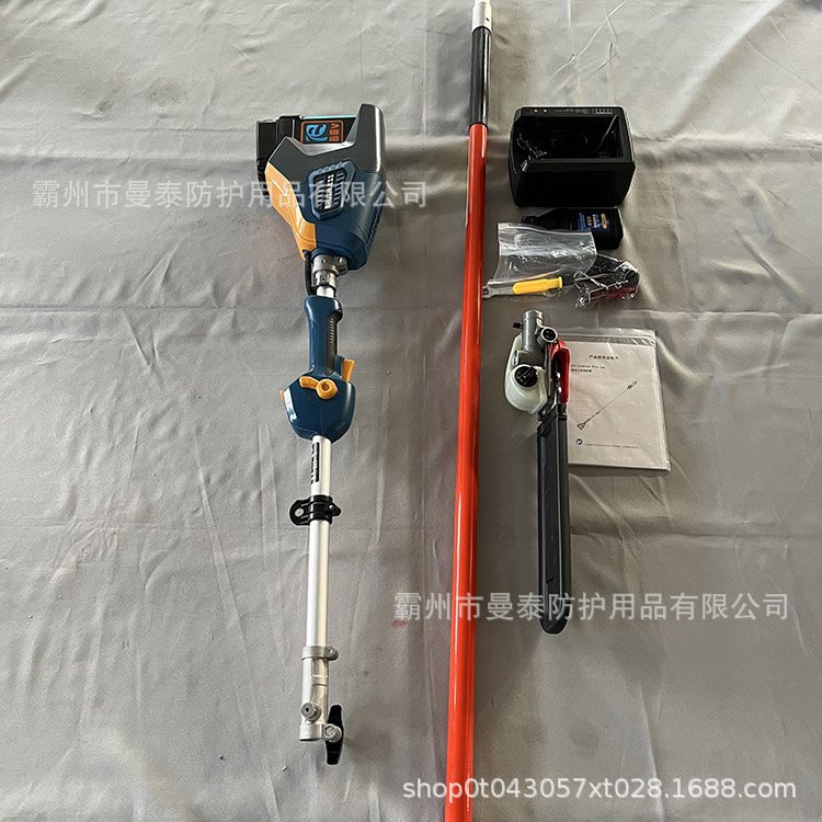 JYDG-1绝缘电动高枝锯链条式锂电池修枝锯1.5m长柄式园林修剪锯