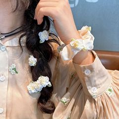 森系ジャスミンの髪挟みの気質は超仙小清新前額側前髪挟みの甘い少女感春夏髪飾りです。