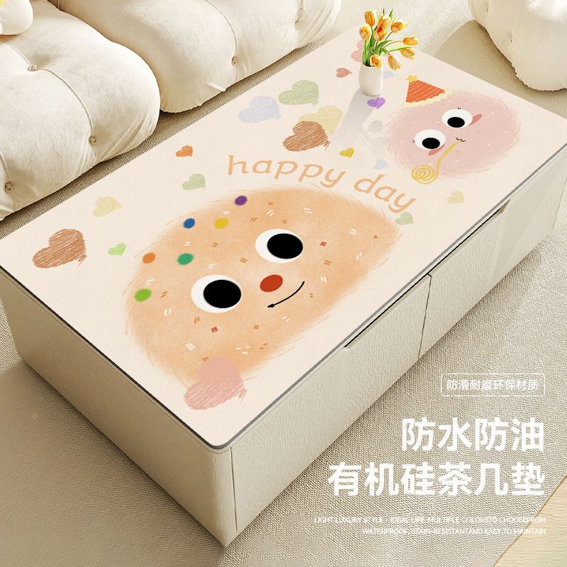 Ecological cartoon waterproof protective table mat