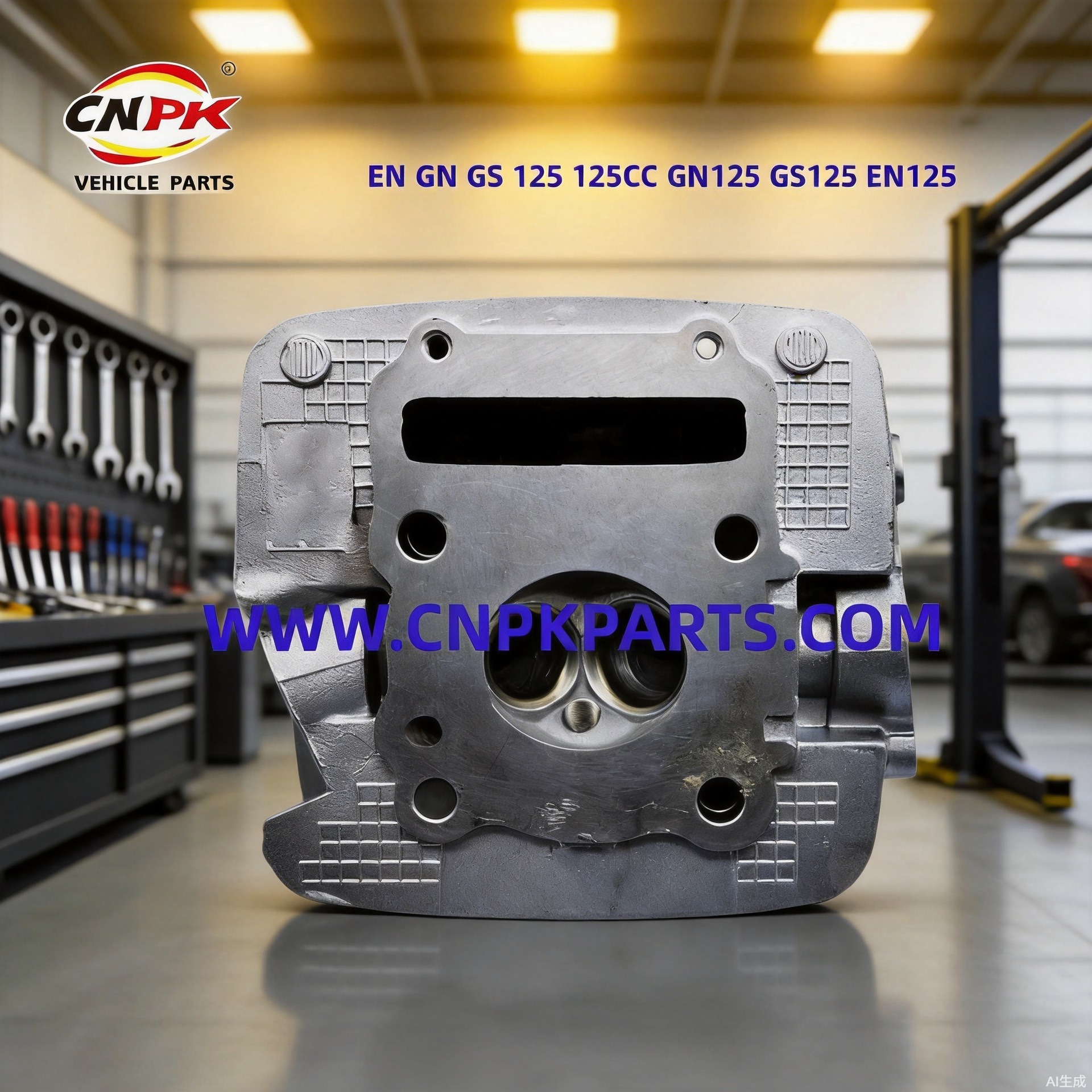 Cross-border best-selling GN125 GS125 EN125 cylinder head, 125cc motorcycle engine cylinder