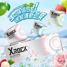 XROCK无糖跳跳薄荷糖90g海盐青柠茉莉青提玫瑰荔枝约会糖果组礼盒