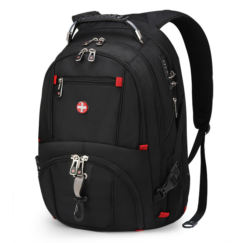 Cross medal multifunctional backpack men's commuter backpack CR-8112 gift group purchase single wholesale