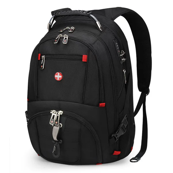 Cross medal multifunctional backpack men's commuter backpack CR-8112 gift group purchase single wholesale