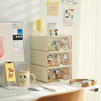 Bubble Bubble Mart Blind Box Настольная коробка для хранения кукол кукол витрина пылезащитная кукла